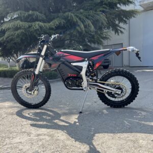 TYE5000 Adult Electric Dirt Bike Road Legal 72V 25KW Red Black