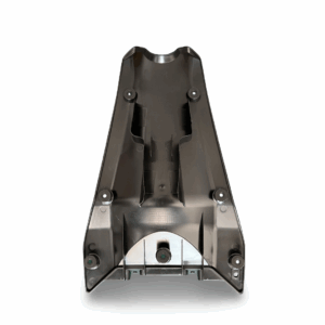 Rear shock absorber mudguard