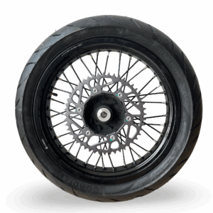 17"  Rear Supermoto Tire with Wheel 140/60-17“
