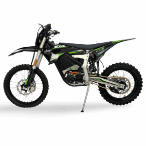 EM3000 Adult Electric Dirt Bike Off Road Motorcycle 72v 21kw Black Green